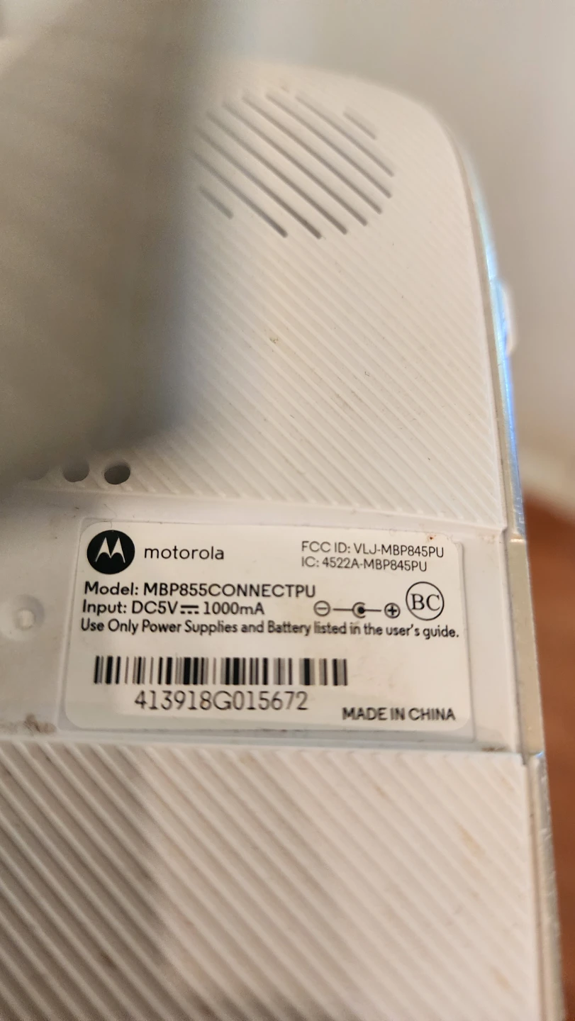 Motorola WiFi Video Baby Monitor - photo 2