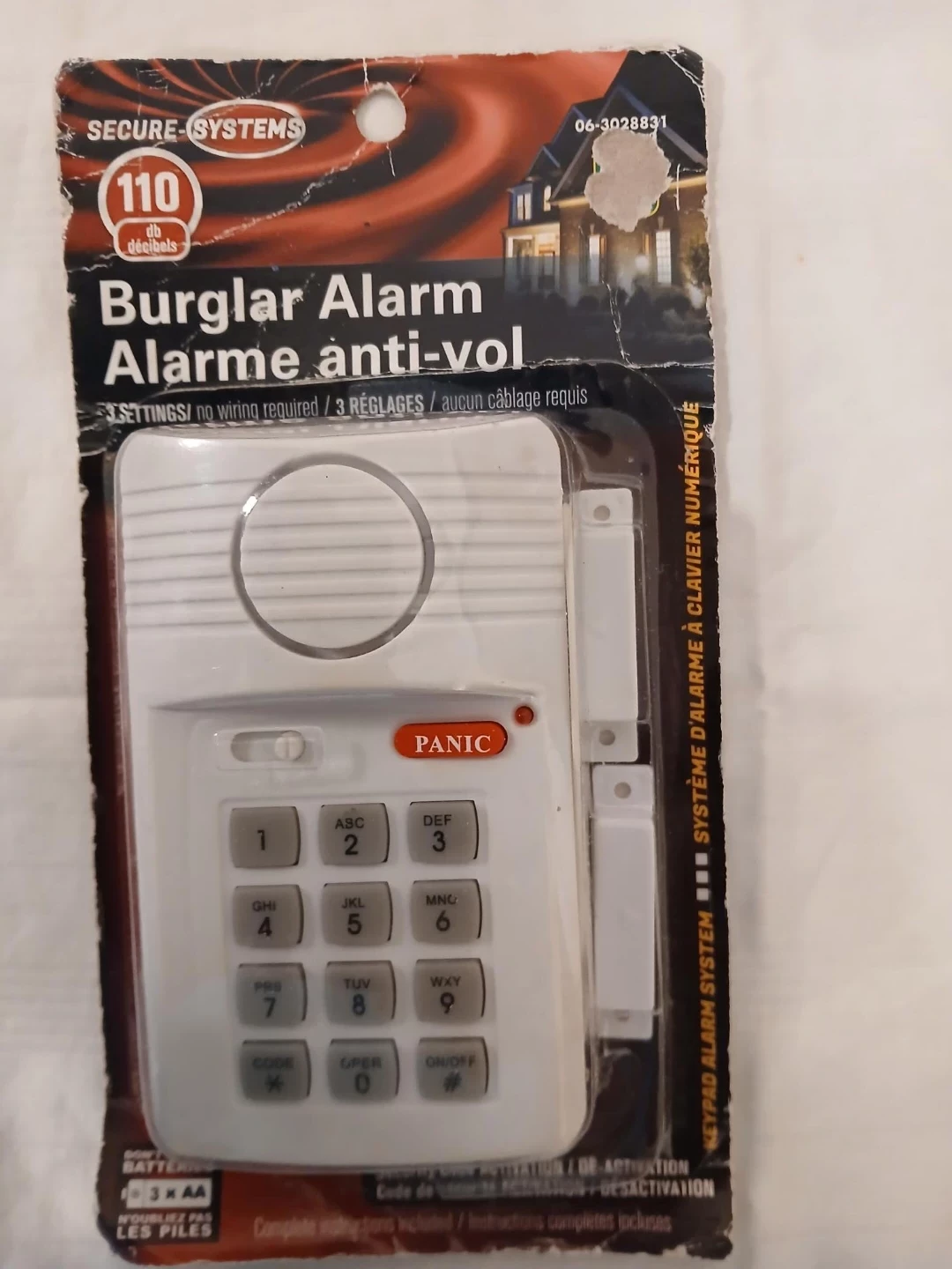 Secure Systems Burglar Alarm System. Pick up only.