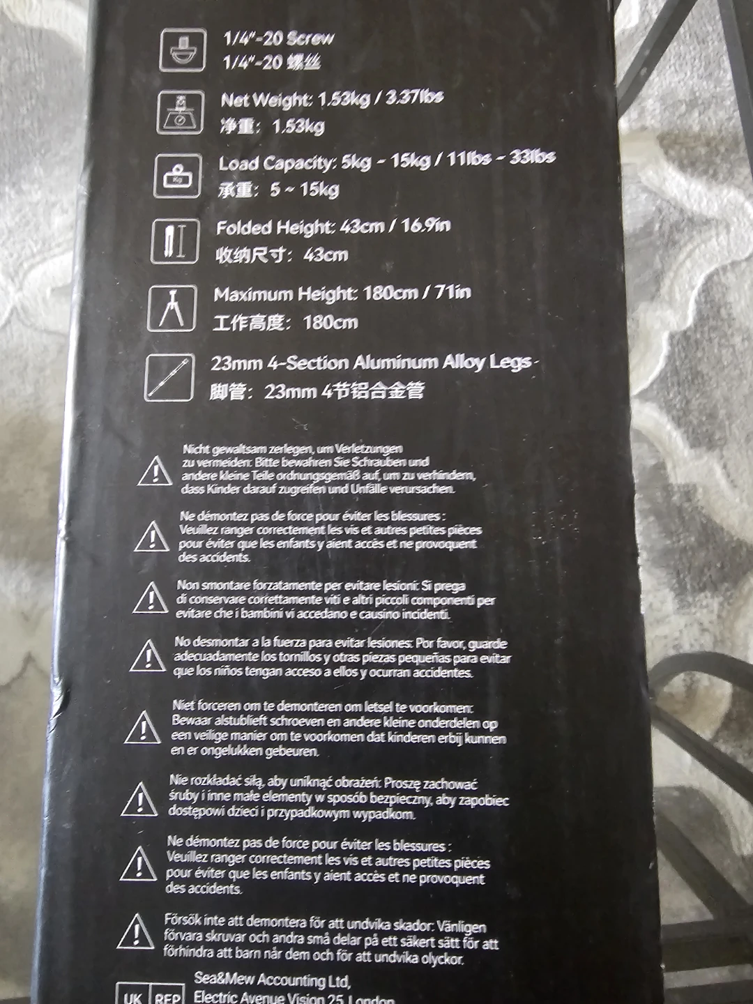 SmallRig C-10 Tripod - photo 3