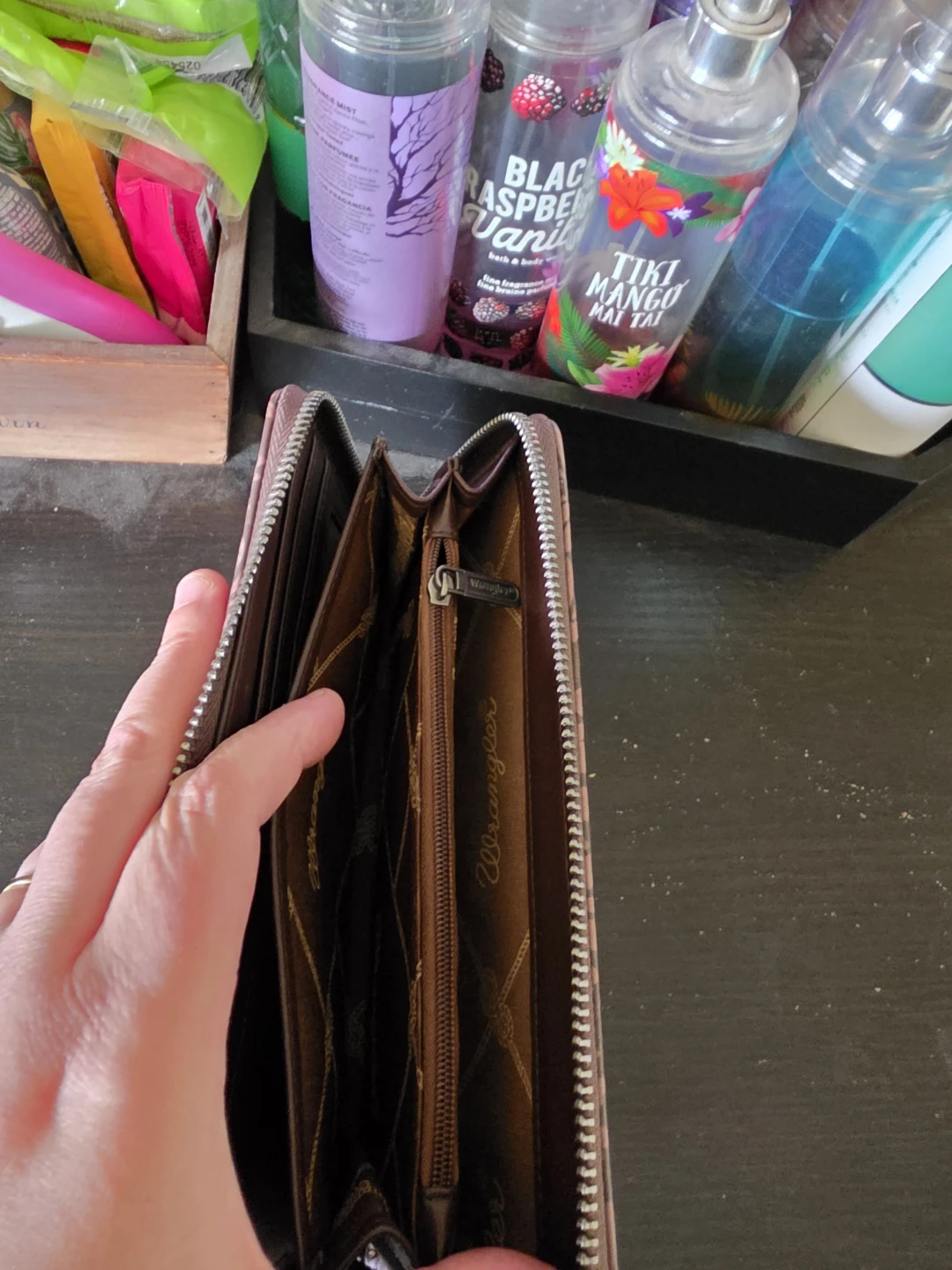 Wrangler Floral Zip-Around Wallet - photo 3