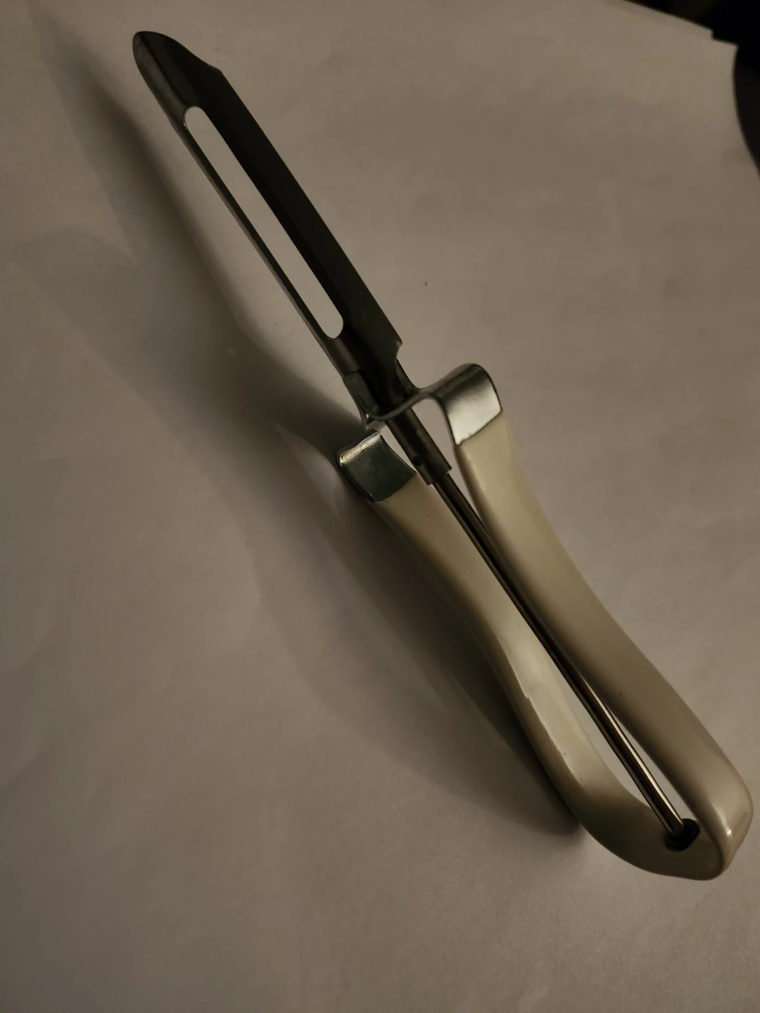 FOOD PEELER FOOD CUTTER, STAINLESS STEEL SILVER, WHITE - photo 2