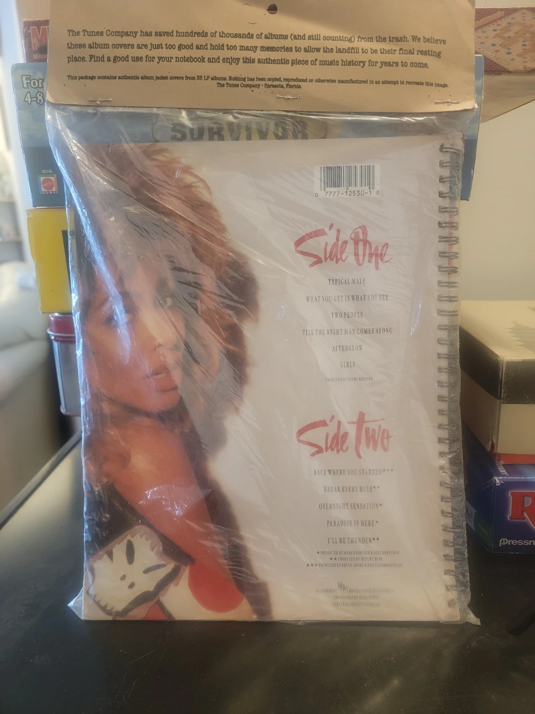 Tina Turner recycled album jacket notebook - photo 2