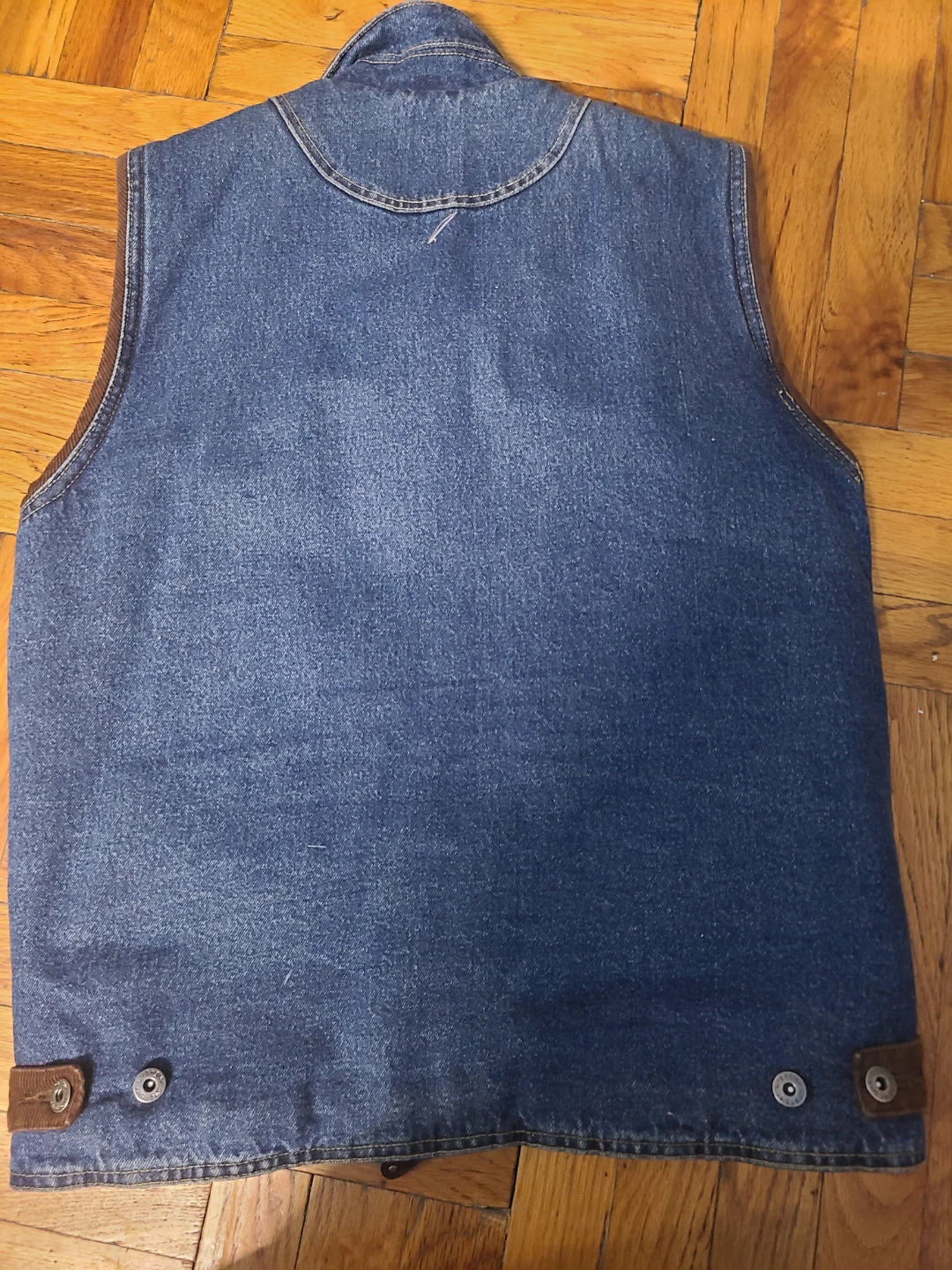 Wrangler Sherpa Lined Denim Vest - photo 3