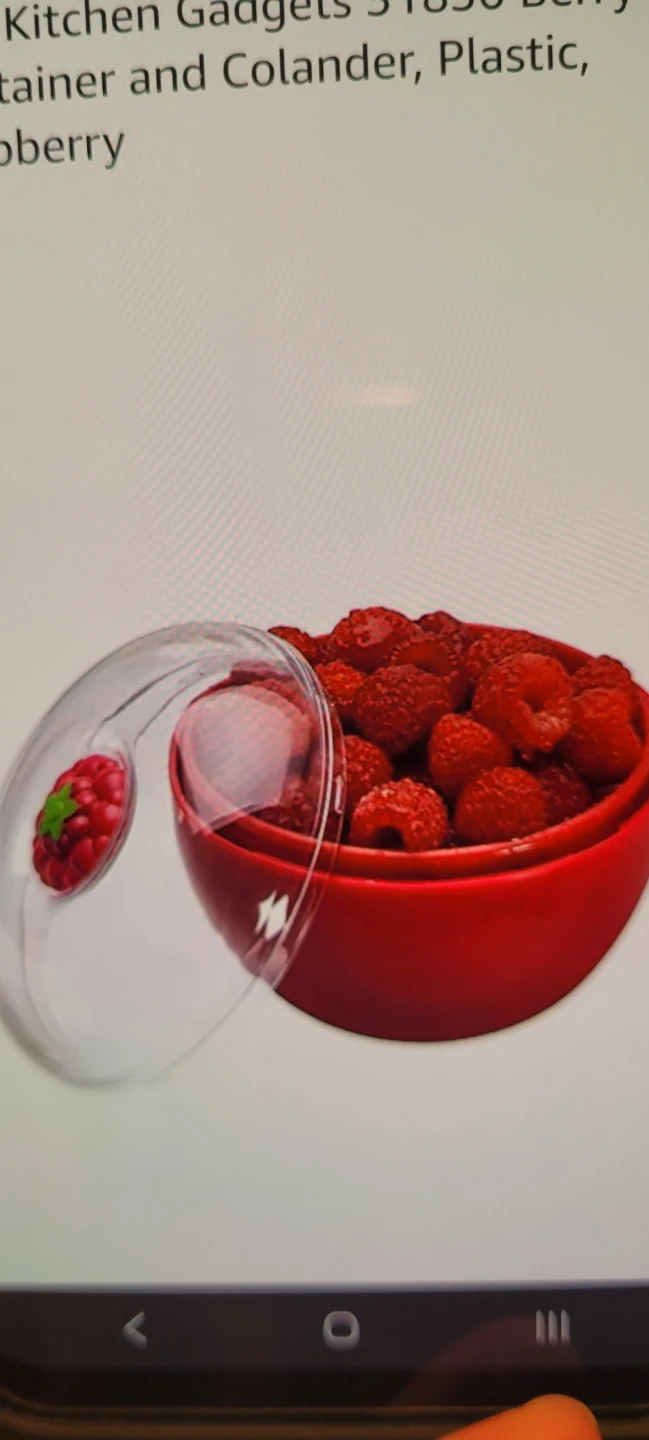 Joie Raspberry Colander Pod Container - photo 4