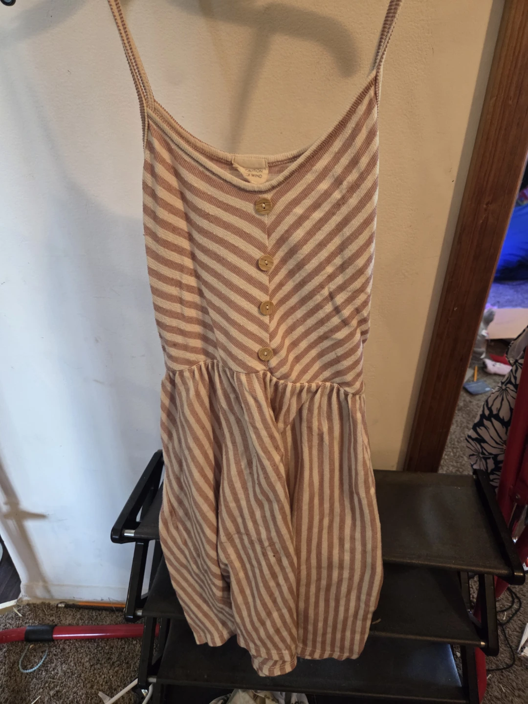 Caution to the Wind Striped Dress