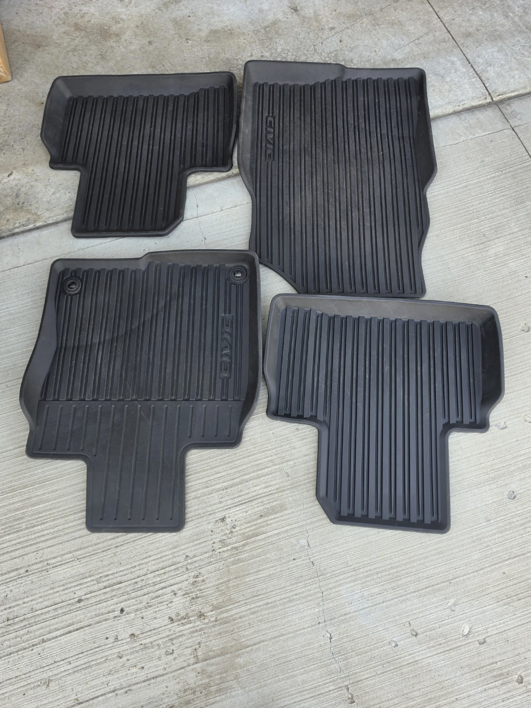 Honda Civic All-Weather Floor Mats Set