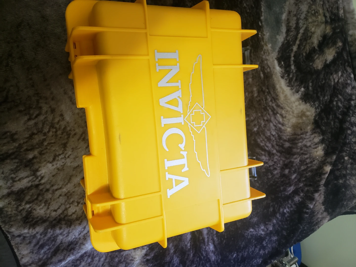 Invicta Watch Collection in Yellow Hard Case
