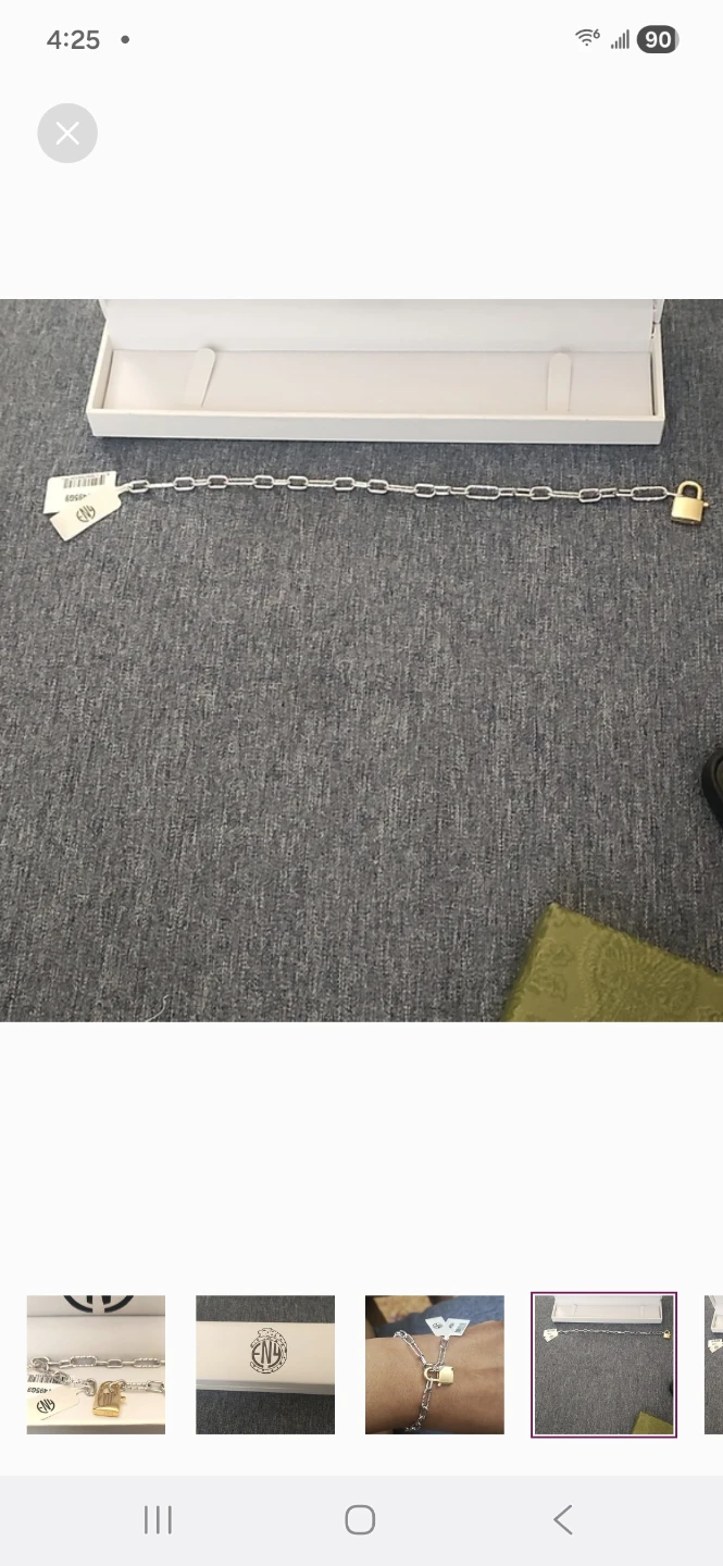 NWT -  ENY (EFFY NY) Lock Charm Bracelet - photo 4
