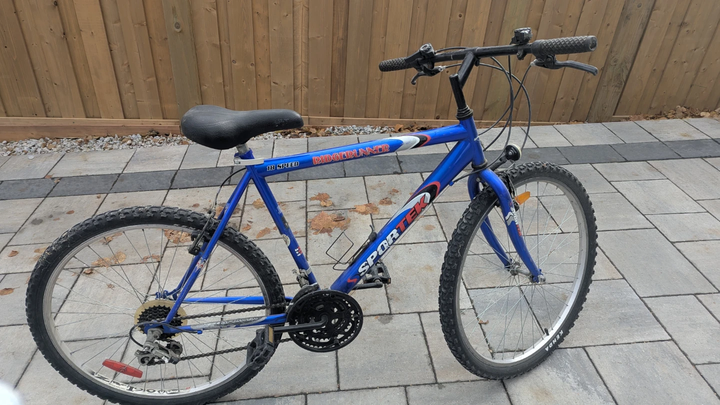 Sportek Woodland 18-Speed Blue Mountain Bike - photo 2