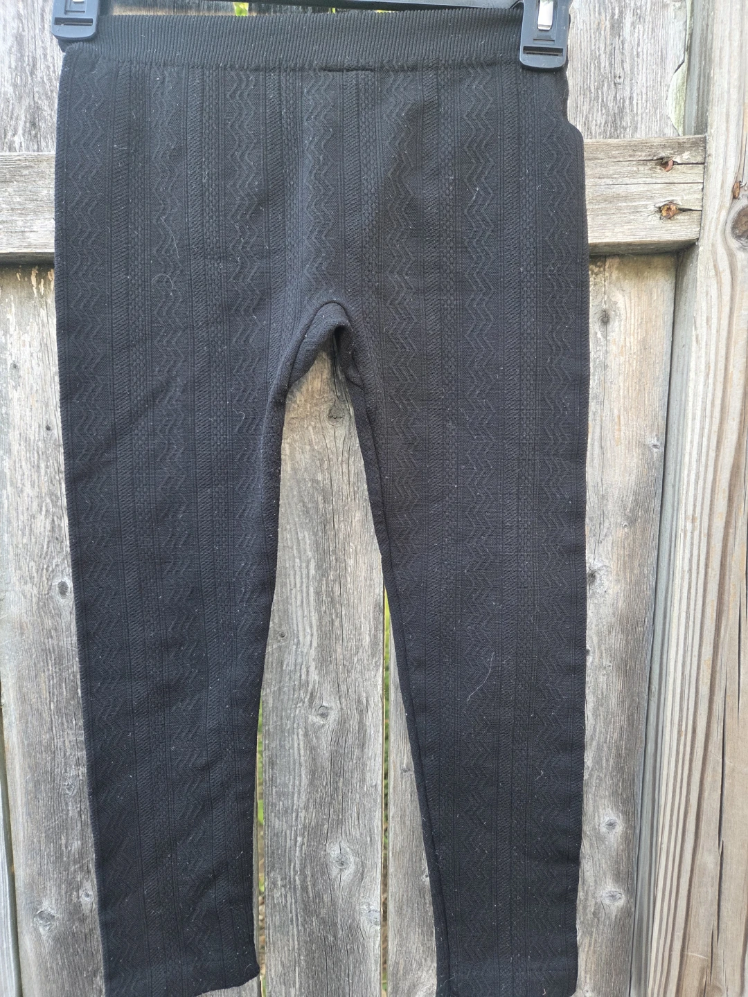 Faded Glory Black Leggings Size M (7-10) - photo 2
