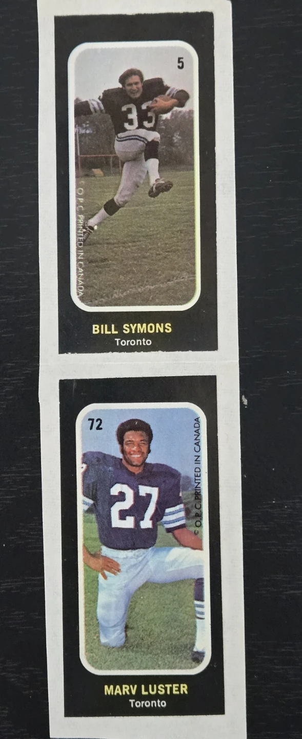 Rare Vintage 1972 OPC CFL Football Rare Sticker Inserts - photo 4