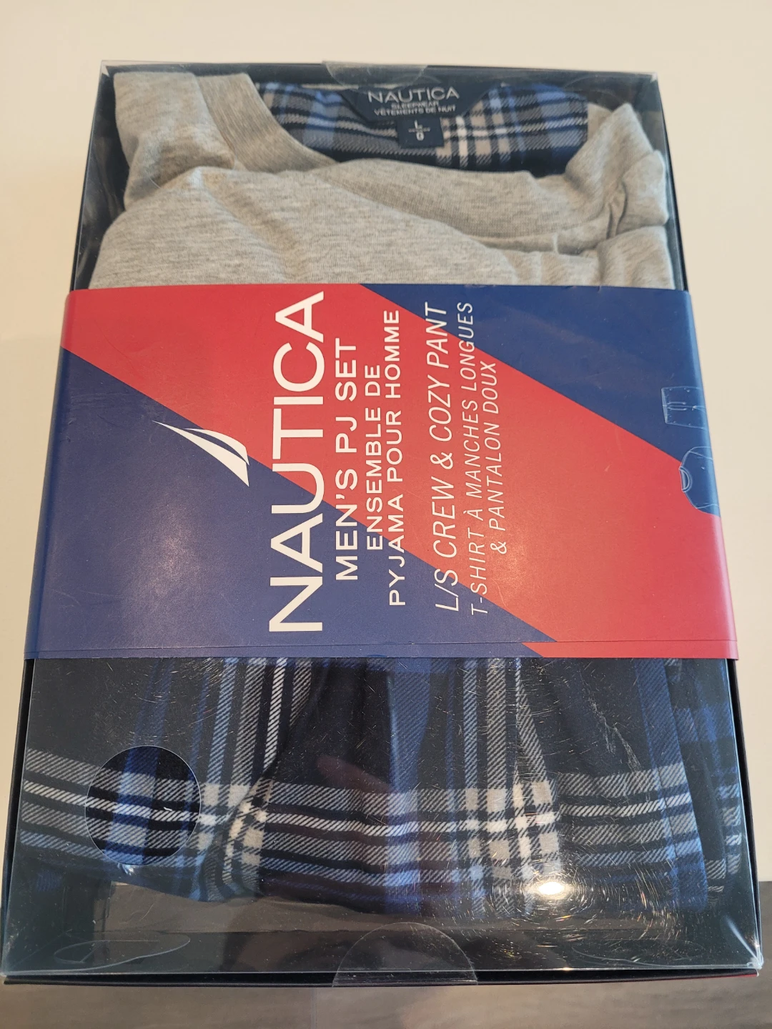 [L] NWT Nautica Men's Luxury PJ Set - Gift Boxed