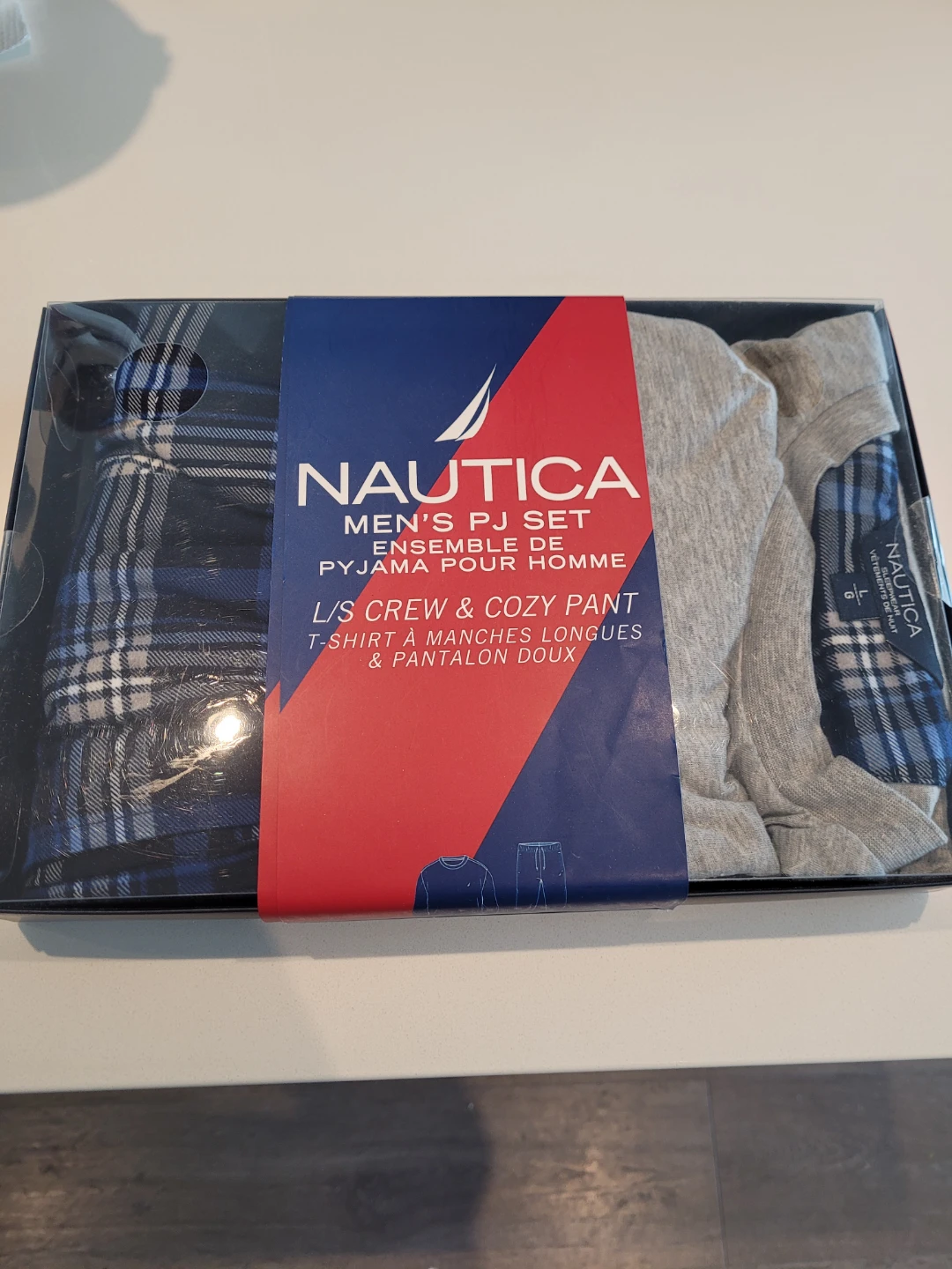 [L] NWT Nautica Men's Luxury PJ Set - Gift Boxed - photo 2