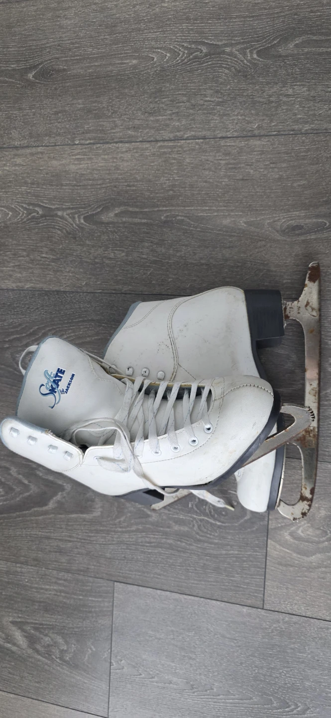 White Figure Skates - Size 7