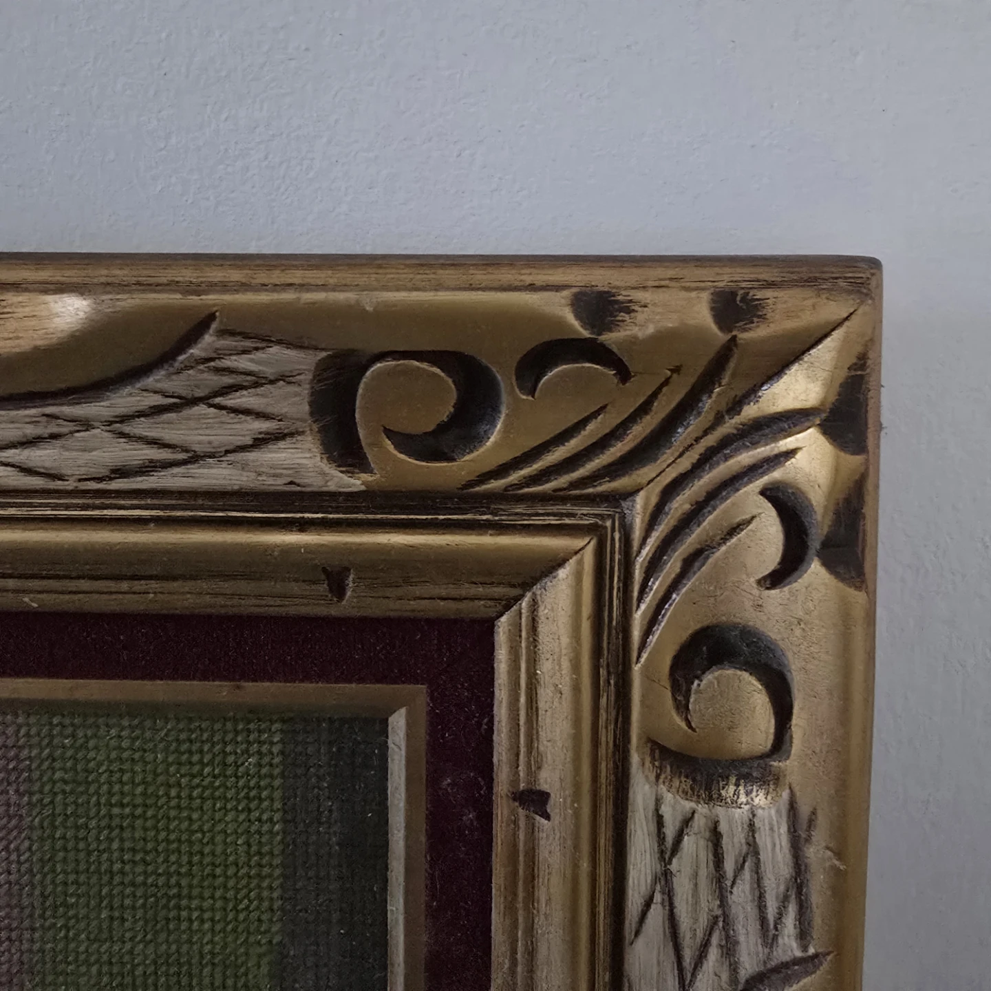 Framed "The Last Supper" Needlepoint Art - photo 5