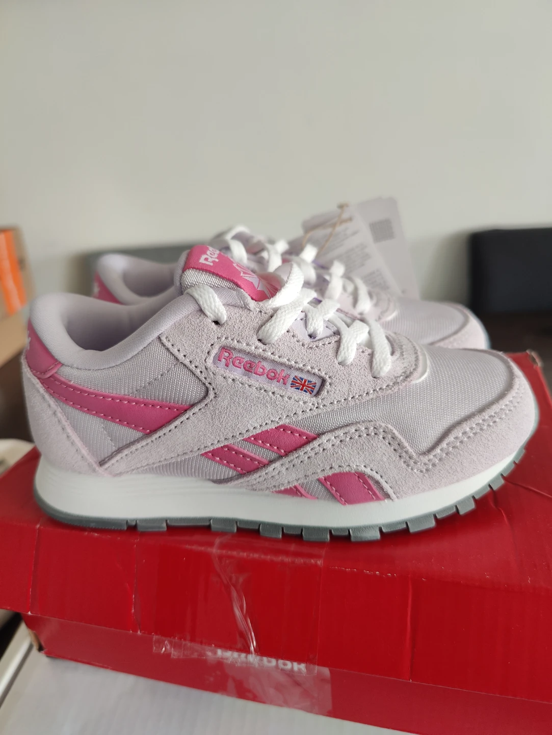 Reebok CL Nylon Kids Running Shoes - Size 11