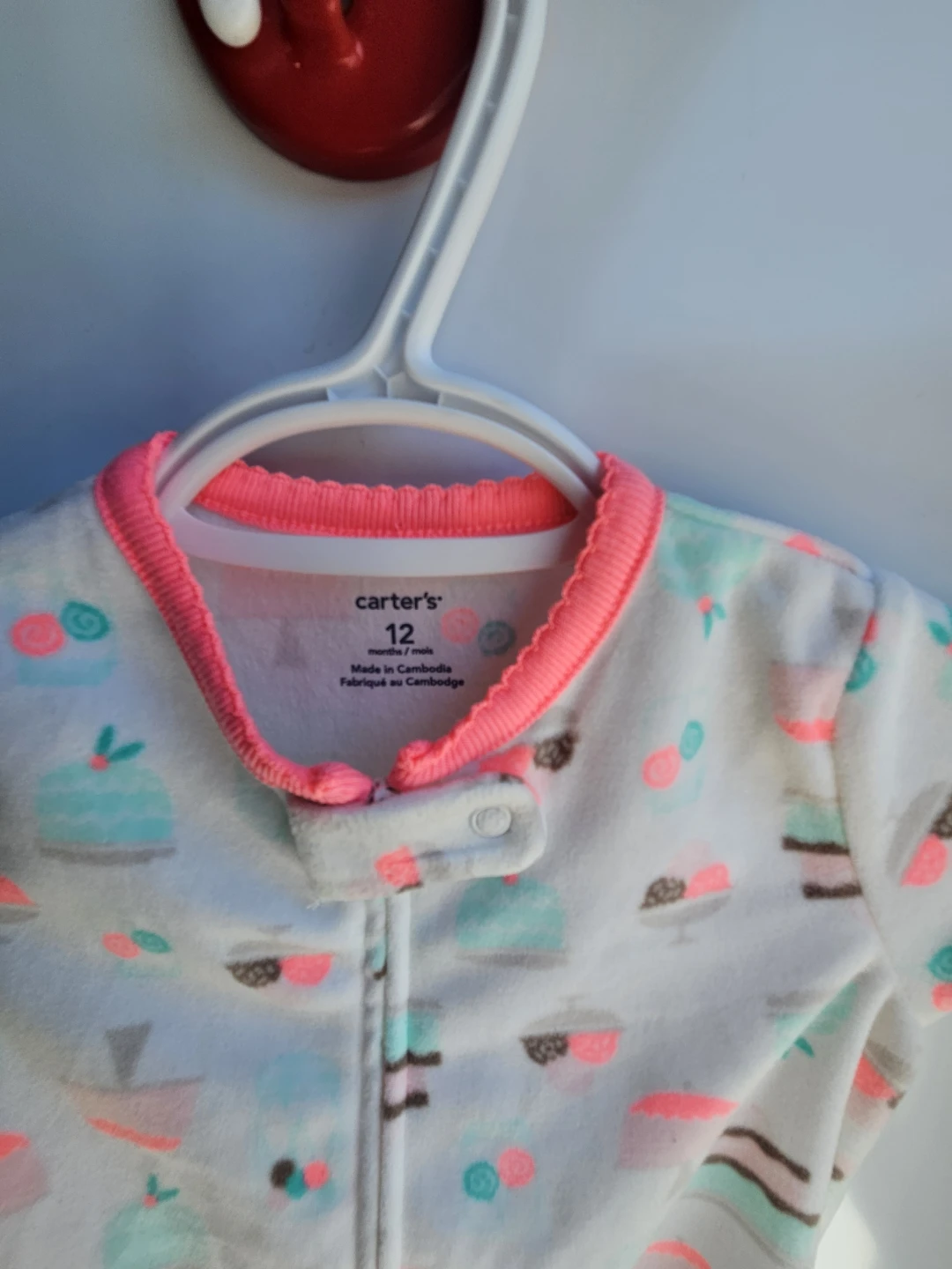 Birthday Carter's Baby Sleepsuit - 12 Months - photo 2