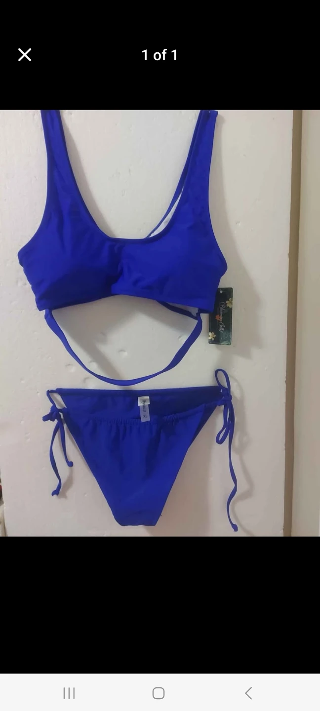 Royal Blue Bikini Set - Size XL