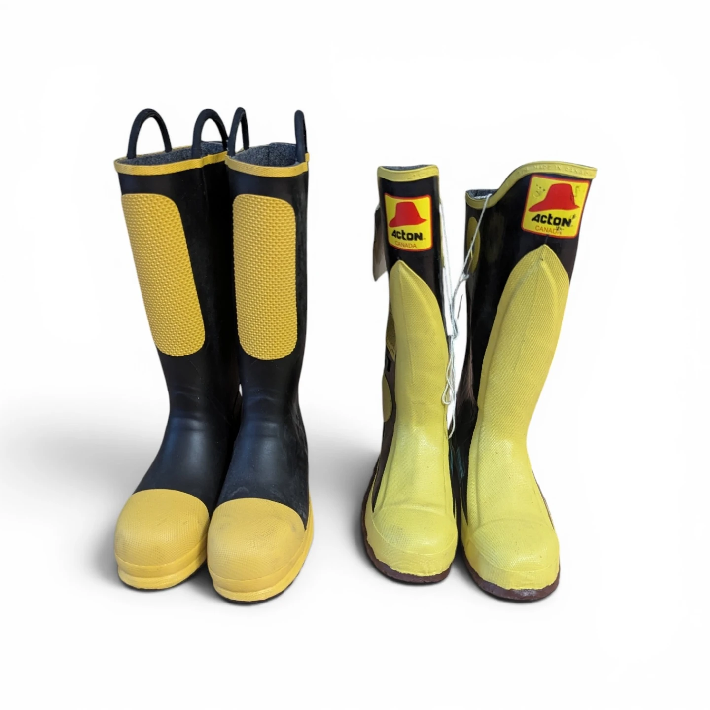 2 PAIR Durable firefighter boots. PRICE IS PER PAIR - photo 3