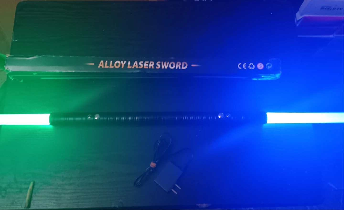 Alloy Laser Sword Toy with Charger - photo 2