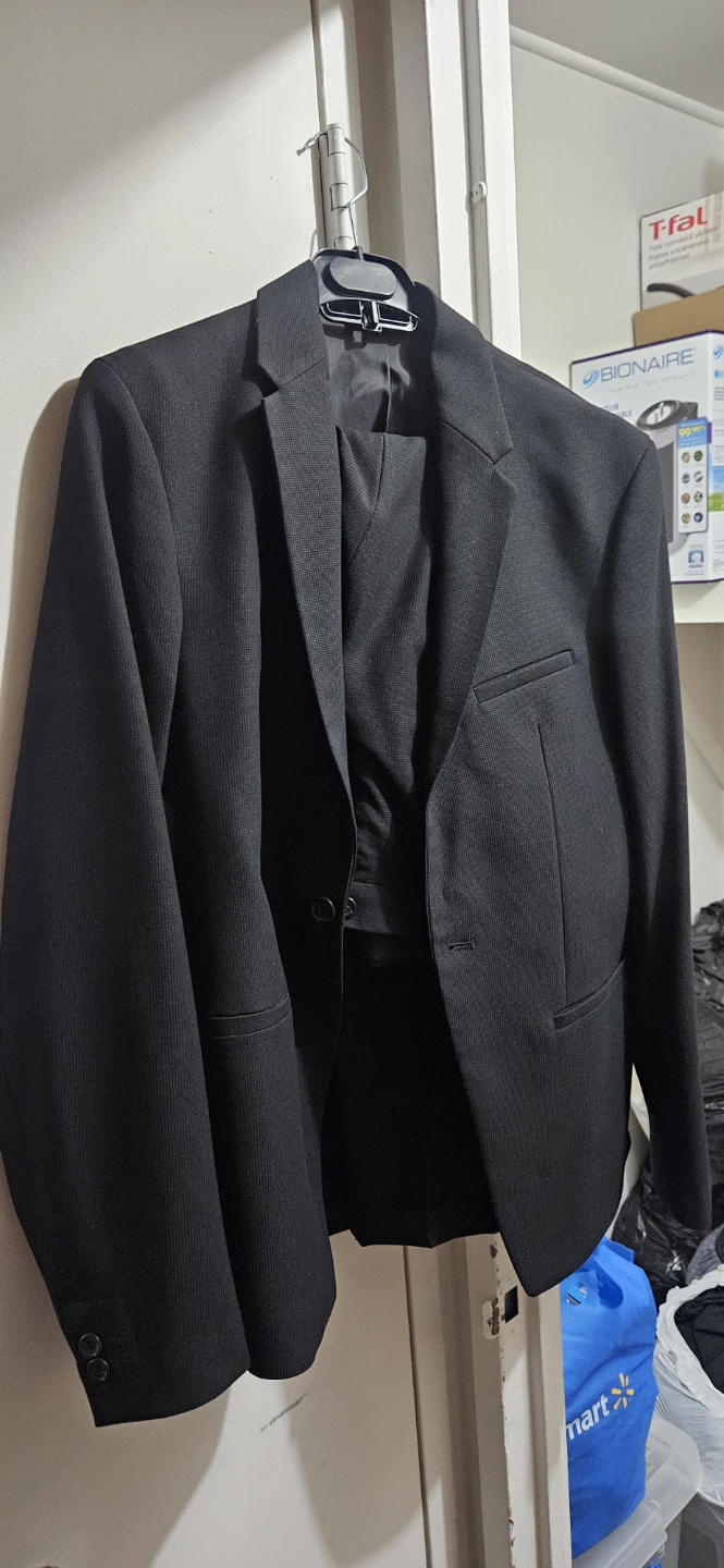 Black Suit Jacket and Pants - photo 2