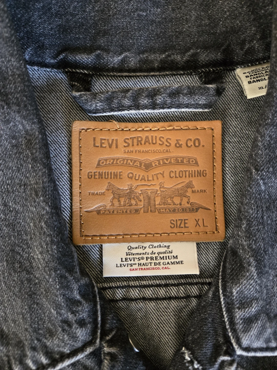 Levi's Denim Jacket - faded black [XL] - photo 5