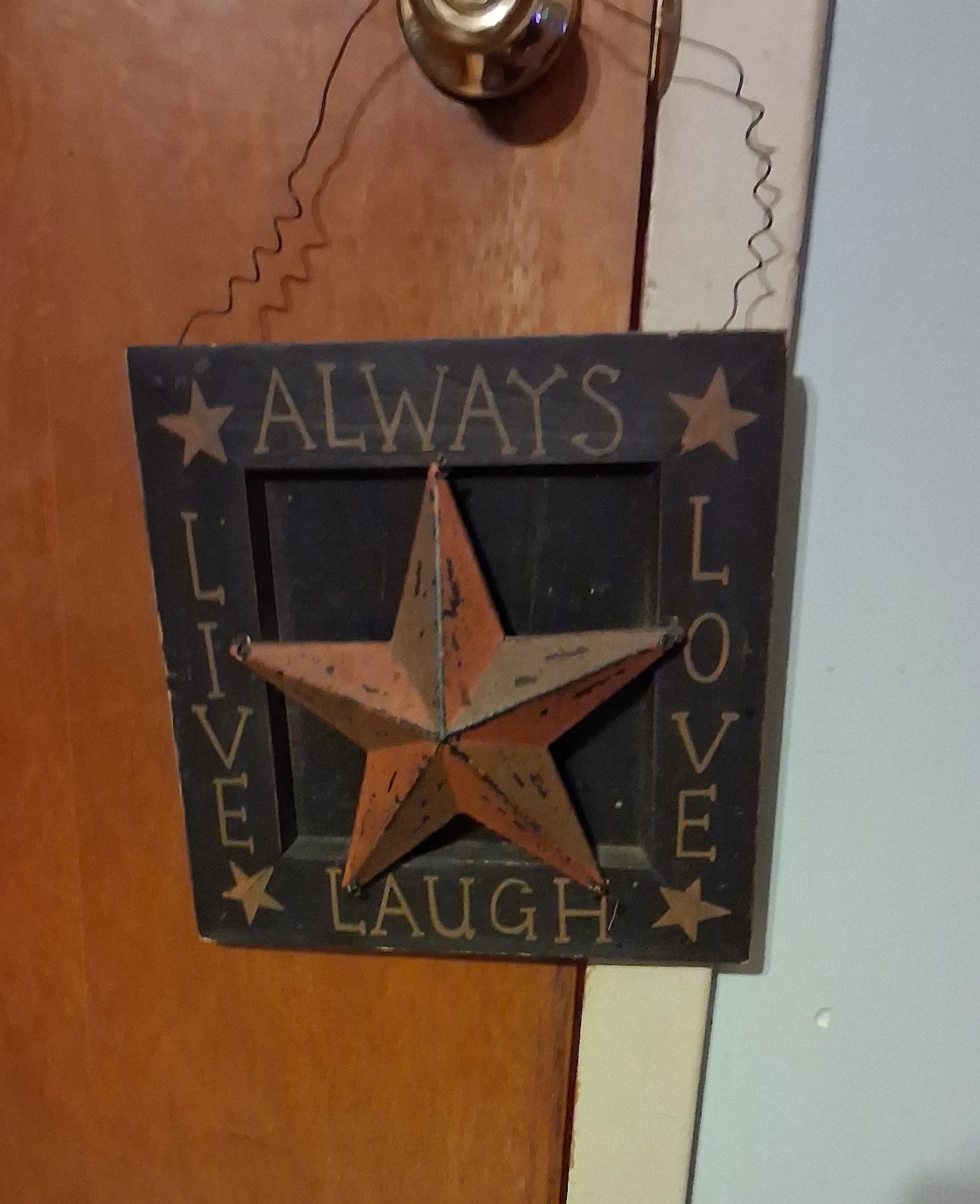 Decor star plaque