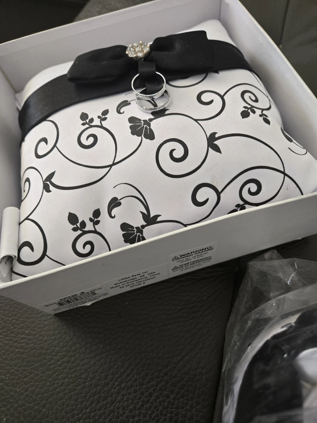 Wedding Ring Pillow and Flower Girl Basket Set - photo 3