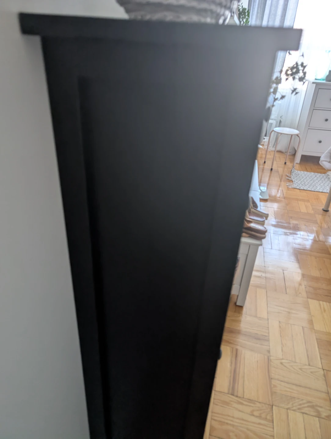 IKEA HEMNES Black Shoe Cabinet - photo 3