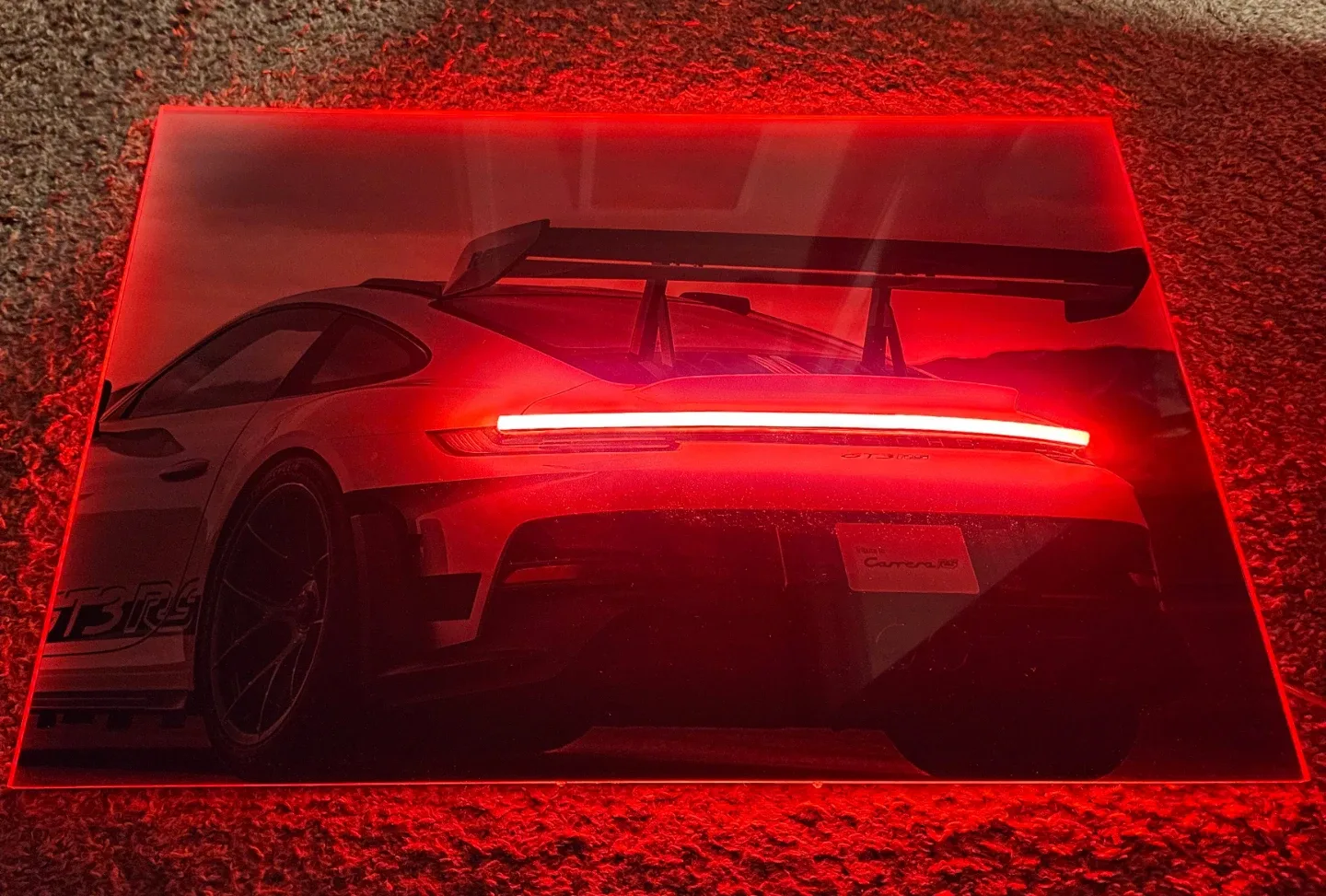 Porsche 911 GT3 RS LED Lighted Sign