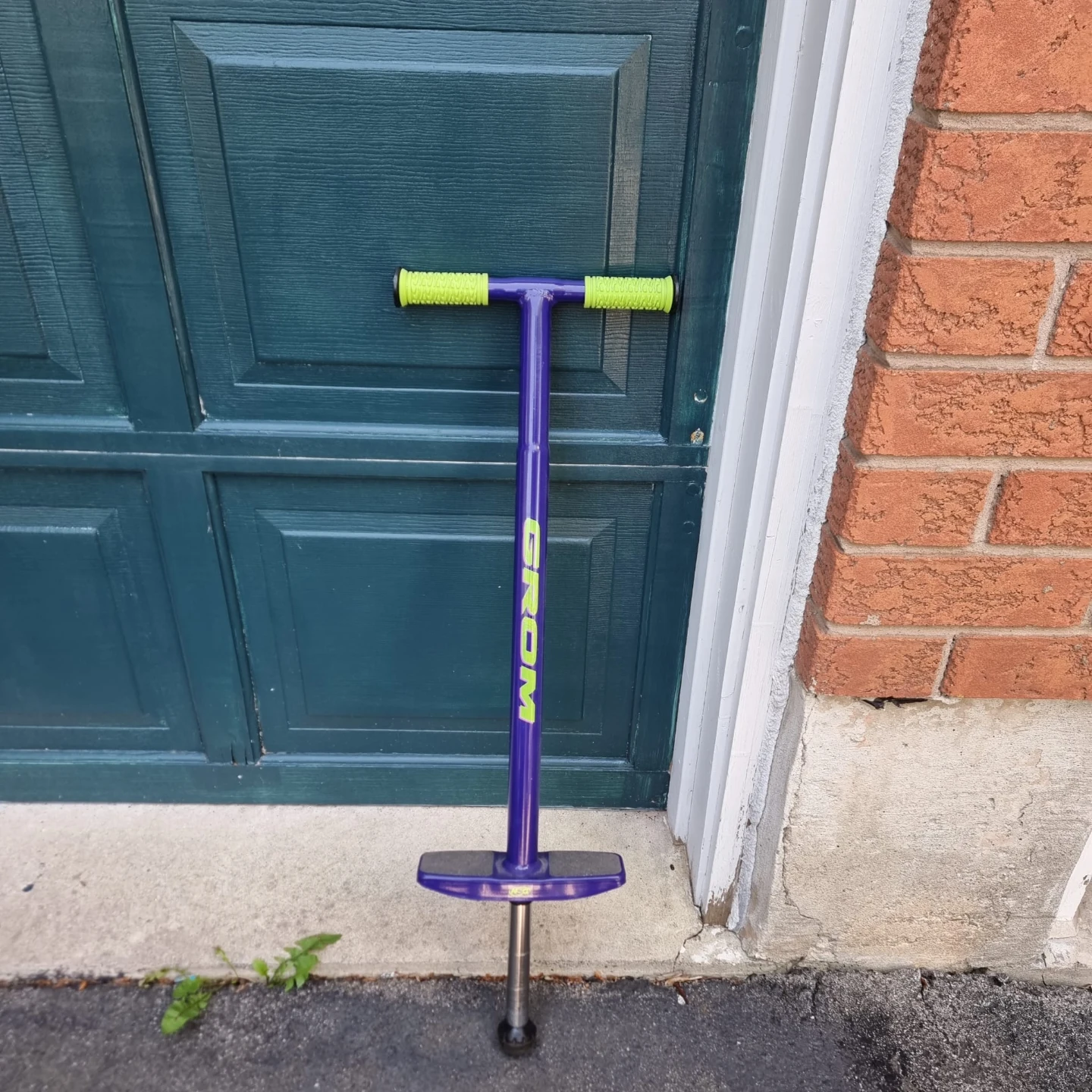 GROM Pogo Stick - Purple & Green