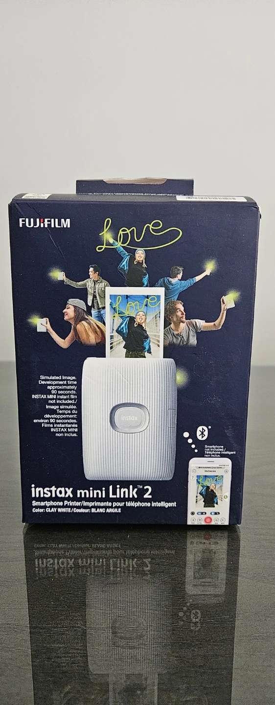 Fujifilm Instax Mini Link 2 Smartphone Printer - Clay White