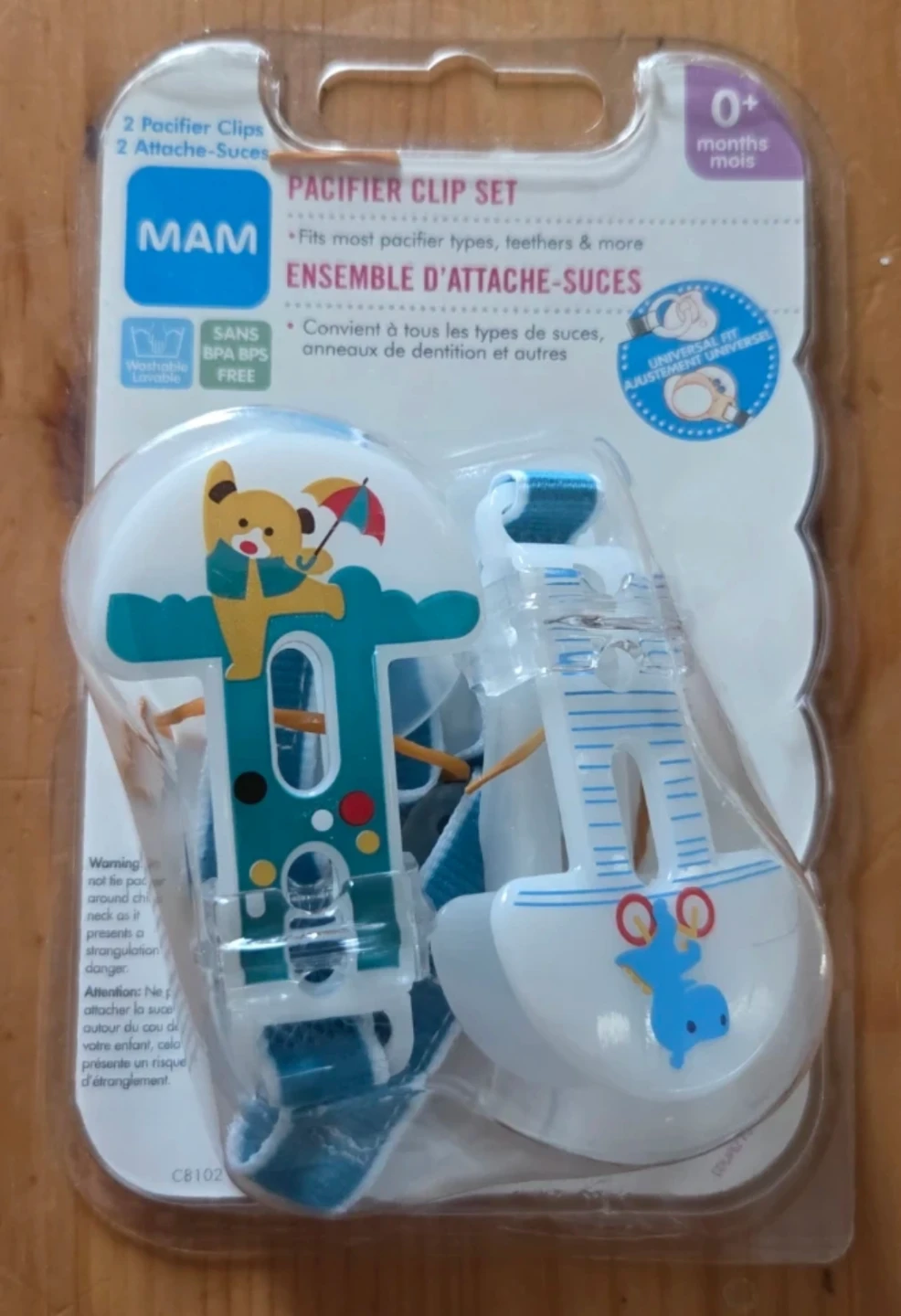 MAM Pacifier Clip Set