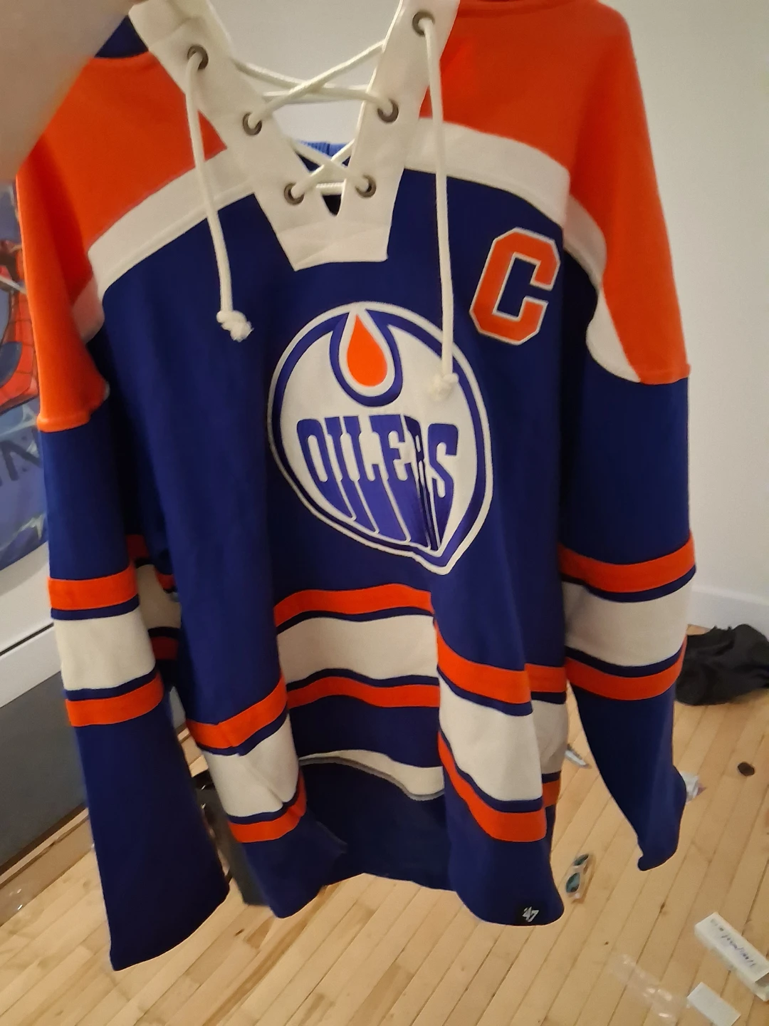 Edmonton Oilers McDavid 97 Hooded Hockey Jersey