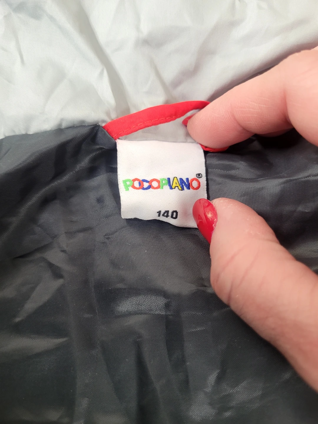 Poco Piano Kids Tracksuit Set Red/Grey Size 140🥕 - photo 2
