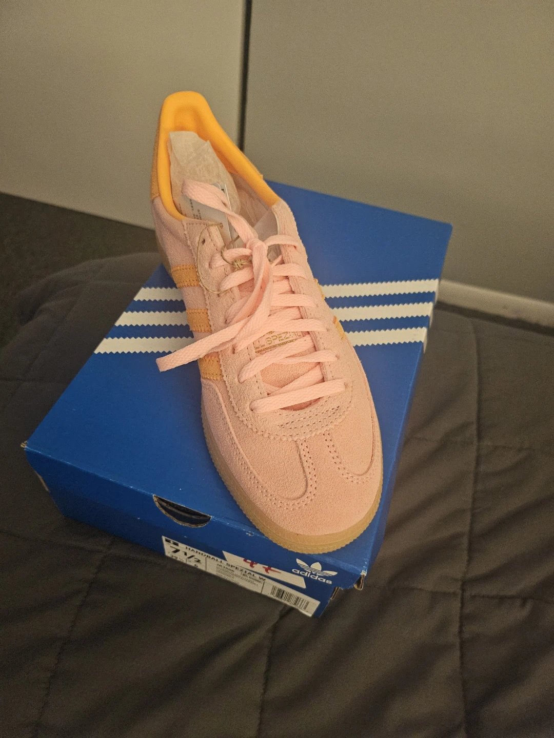 Adidas Handball Spezial W Pink Orange Women's Size 7.5 - photo 2