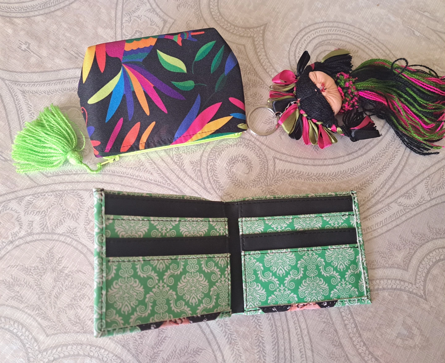 Frida Kahlo Wallet, Coin Pouch & Doll Set - photo 2