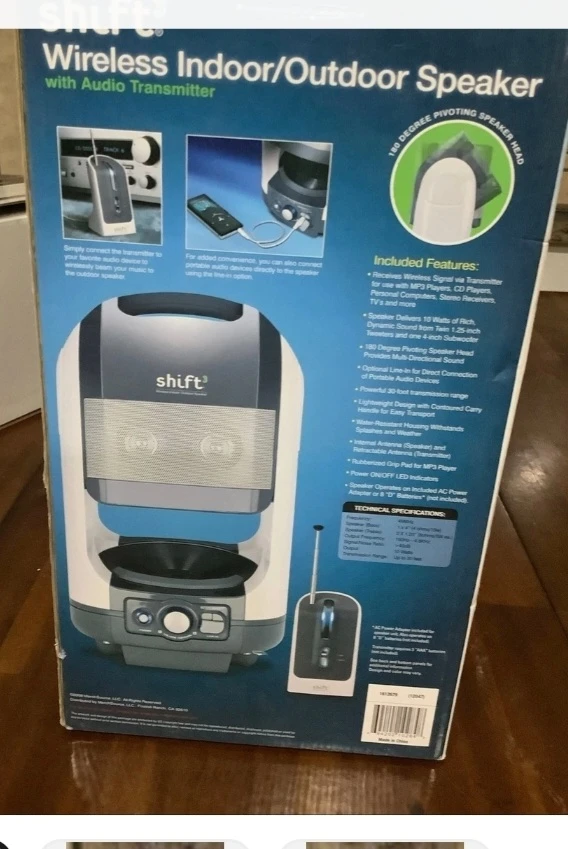 INDOOR OUTDOOR SPEAKER PAIR