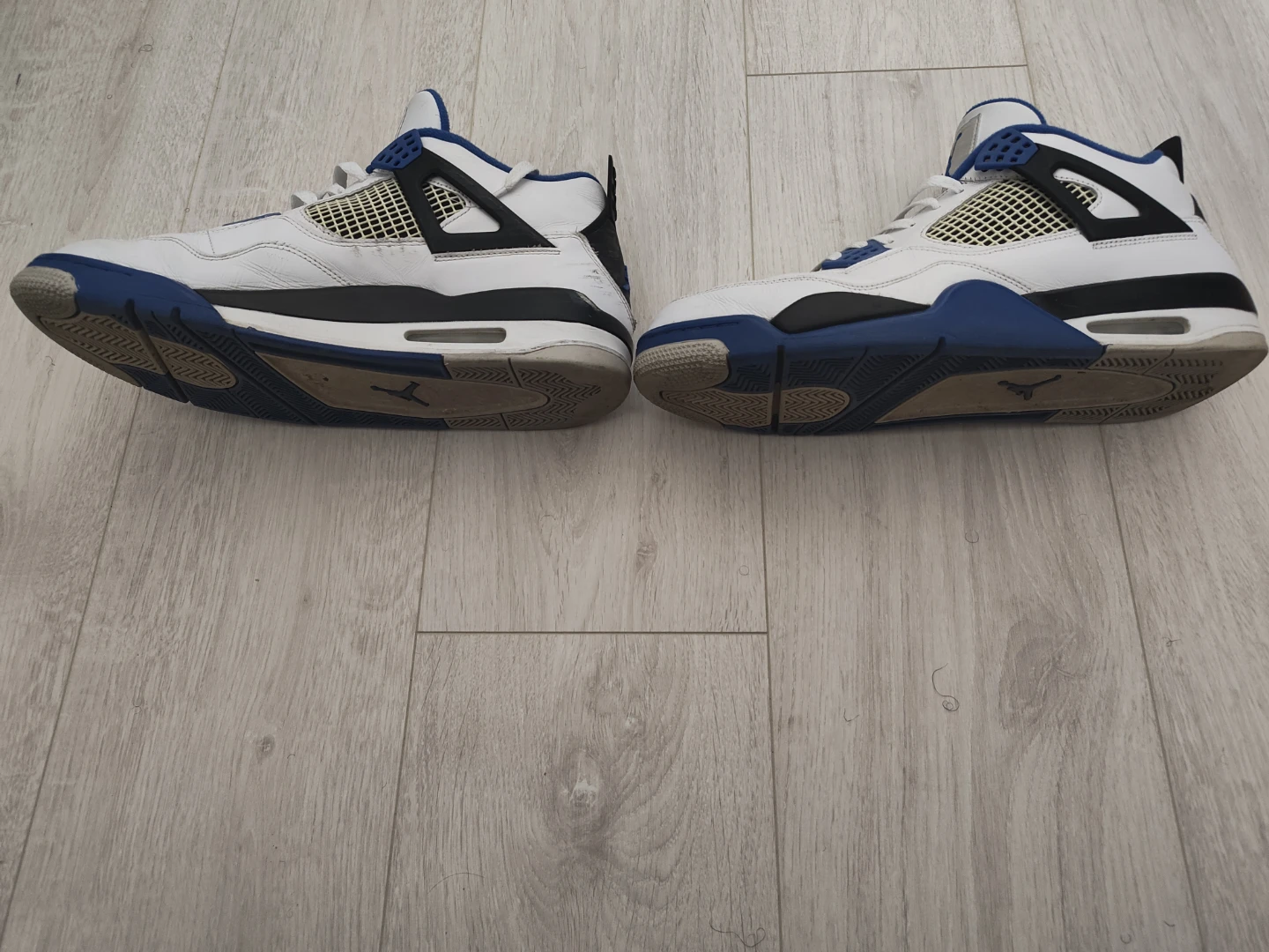 Air Jordan 4 "White & Royal Blue" Sneakers - photo 2
