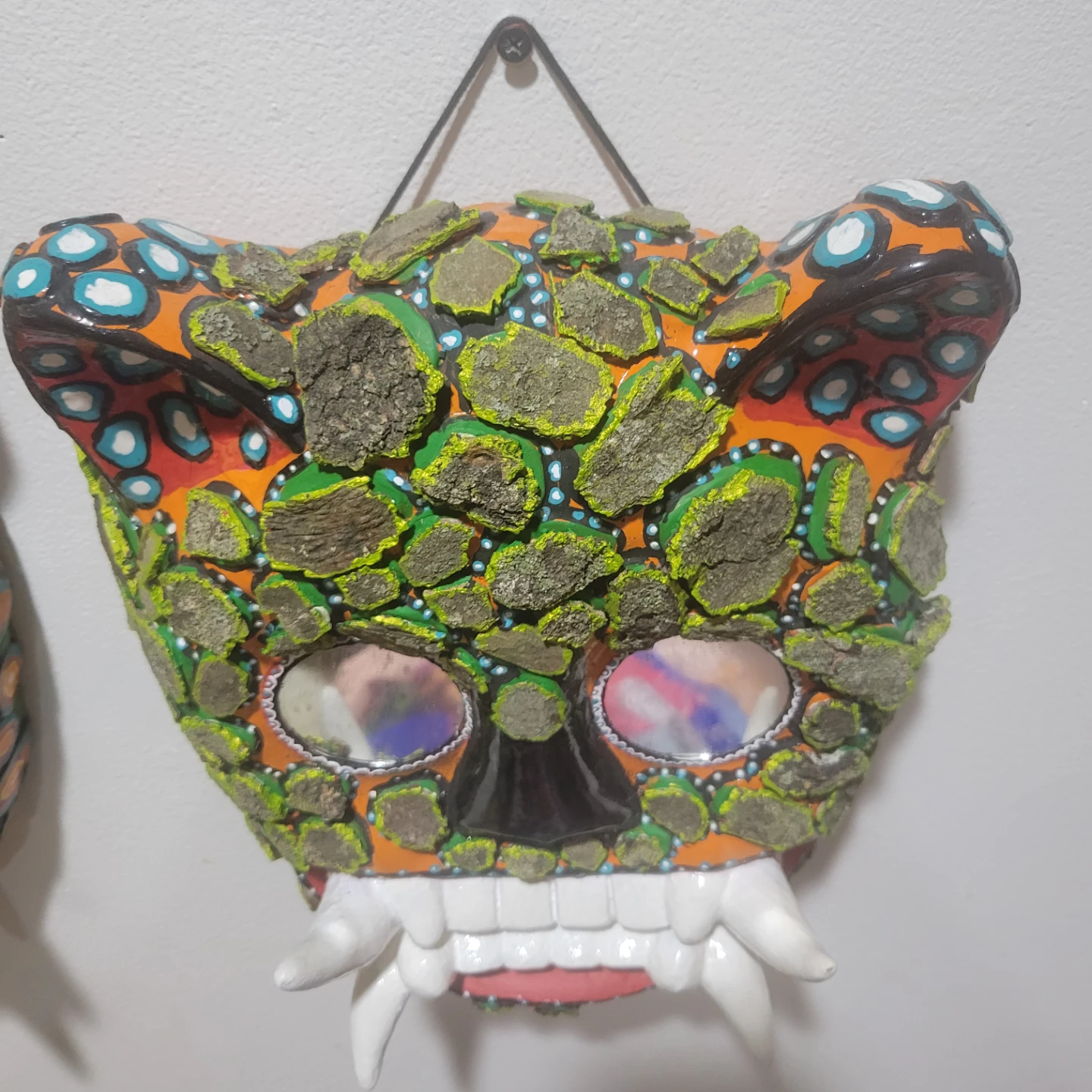 Decorative mexican Art Mask with Mirrors - photo 3