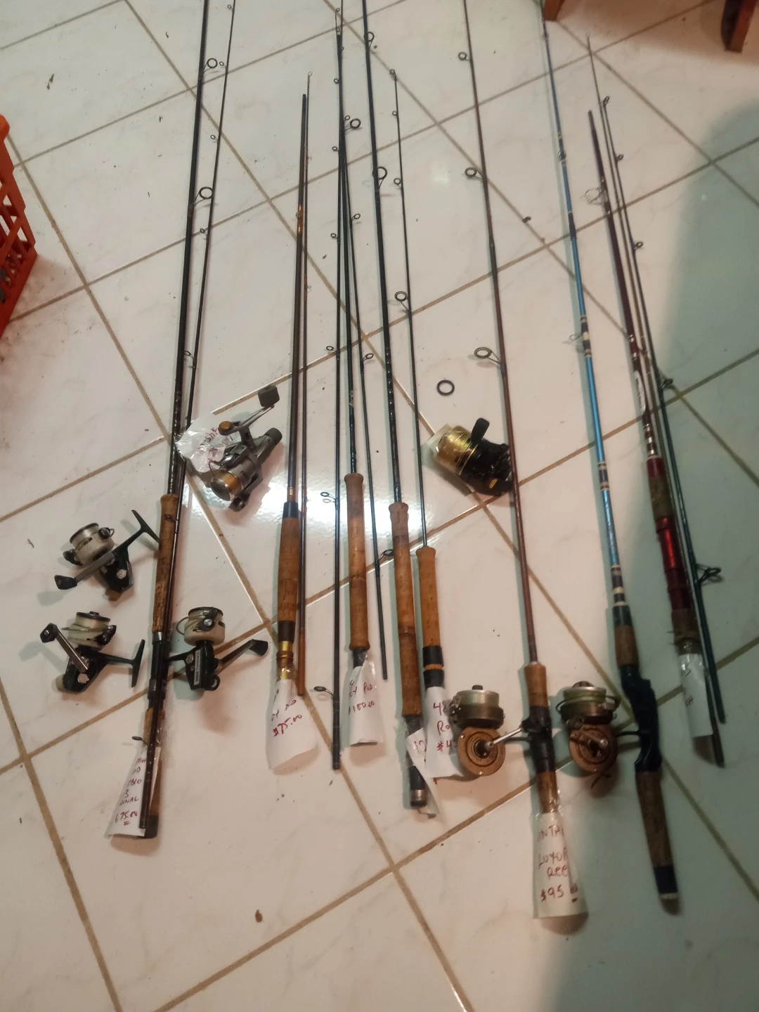Vintage fishing equipment