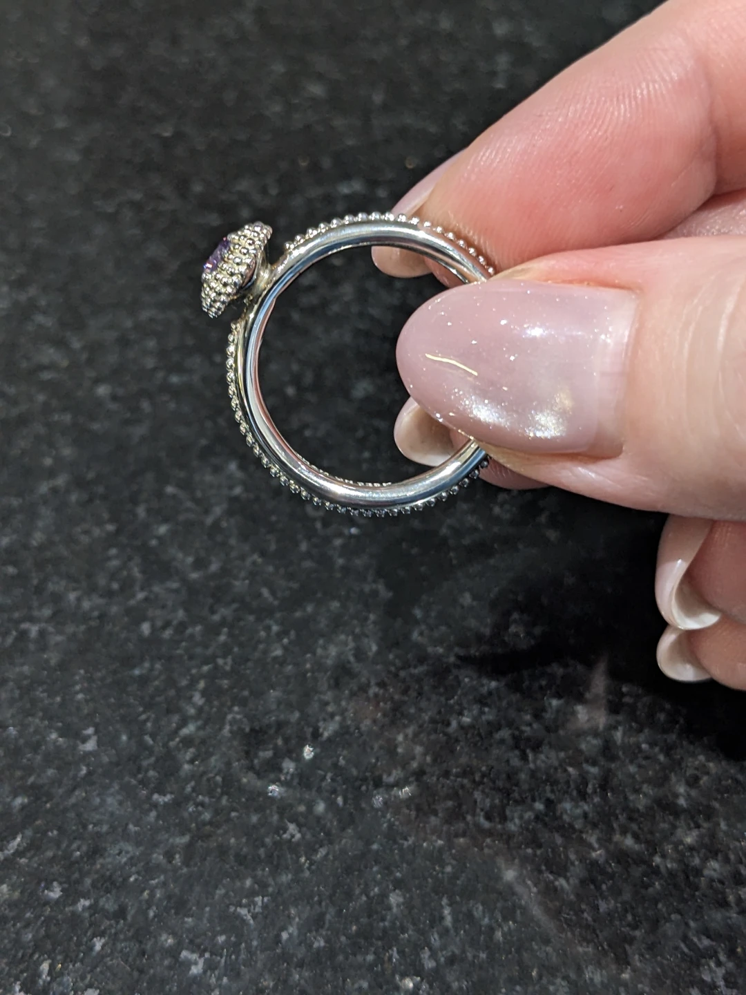 New Sterling Silver Chamilia Birthstone Ring - photo 2