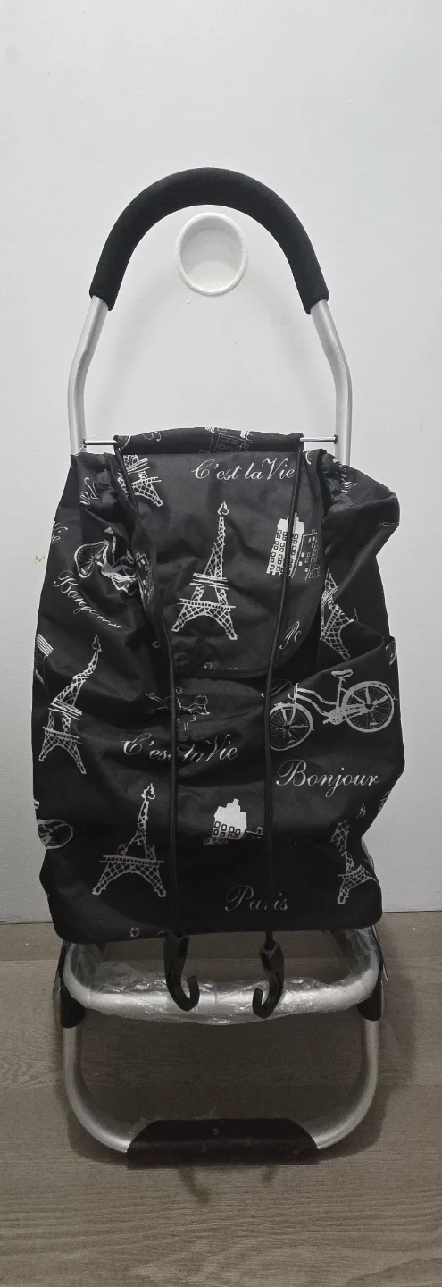 Black Paris themed shopping cart - photo 4