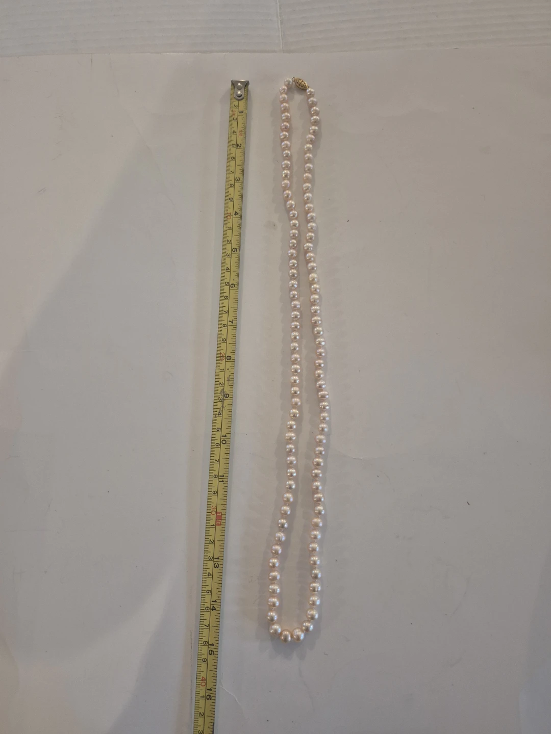 15 inch Pink Pearl Necklace - photo 2