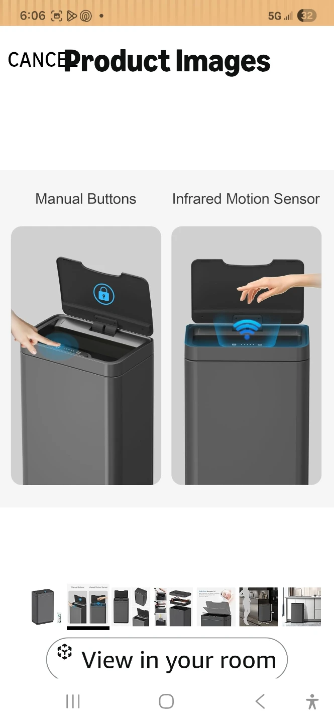 Automatic Motion Sensor Trash Can - photo 2