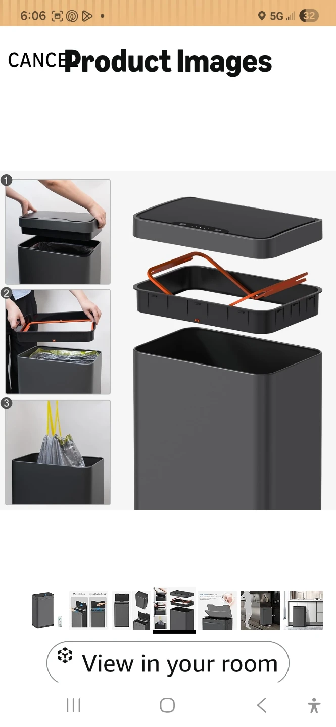 Automatic Motion Sensor Trash Can - photo 4