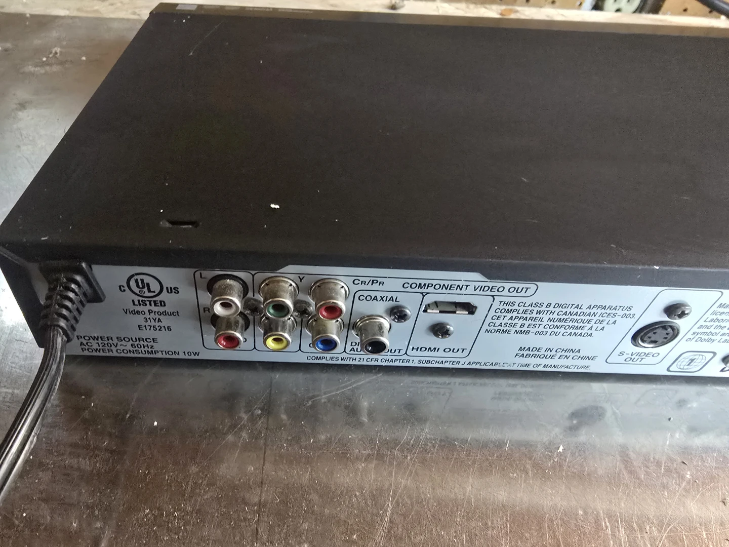 Magnavox DVD player, model - photo 4