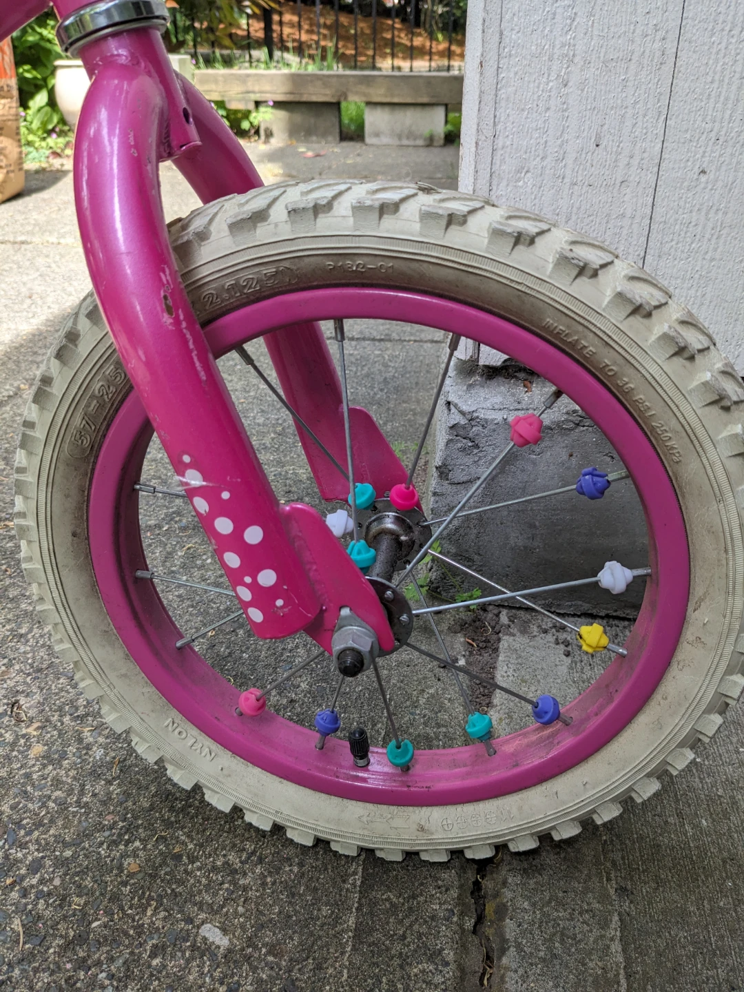 Pink Minnie Mouse Kids Bike with Training Wheels - photo 3
