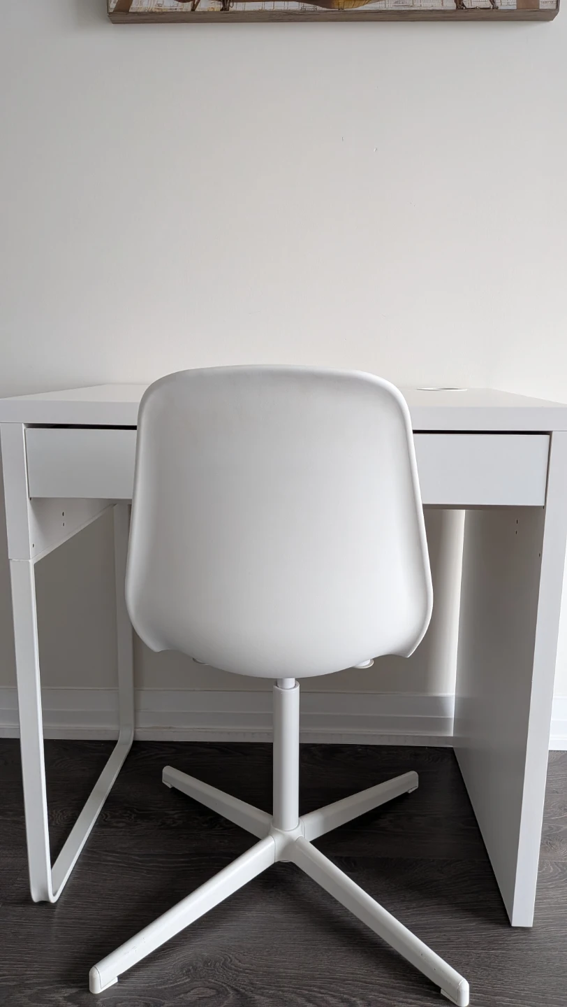 IKEA White Desk (Chair Sold Separately) - photo 2