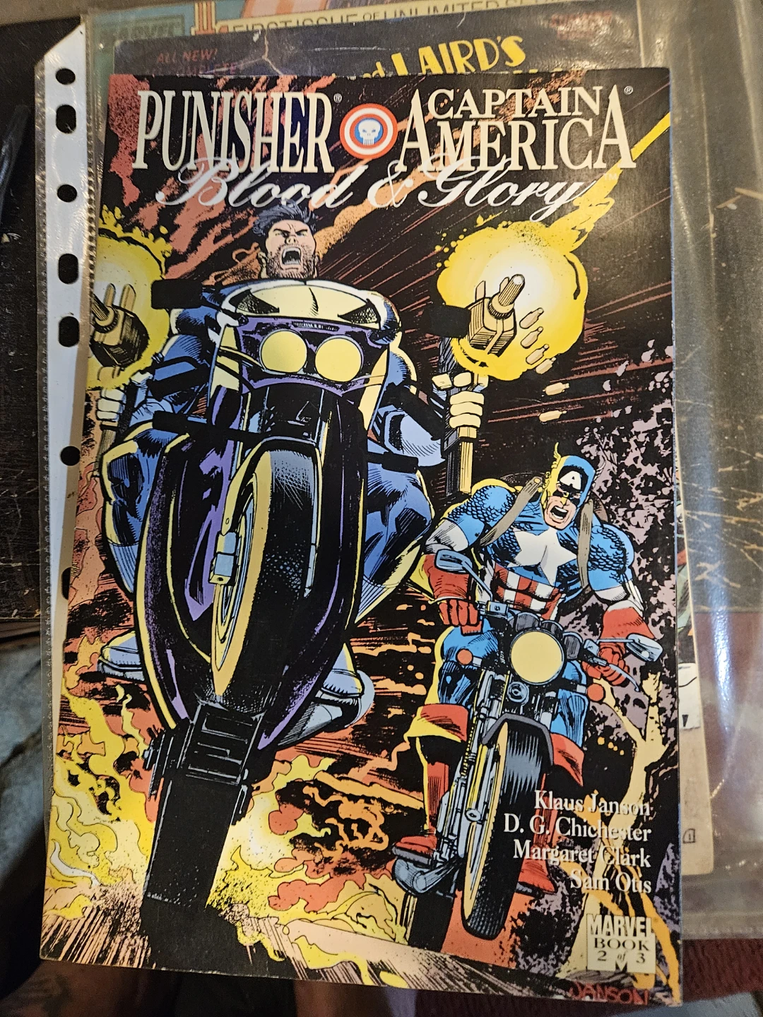 Punisher & Captain America Blood & Glory Marvel Comic Book